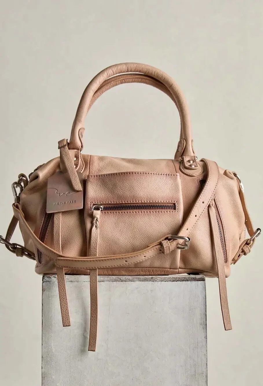 We The Free Baby Emerson Leather Tote Bag  NWT